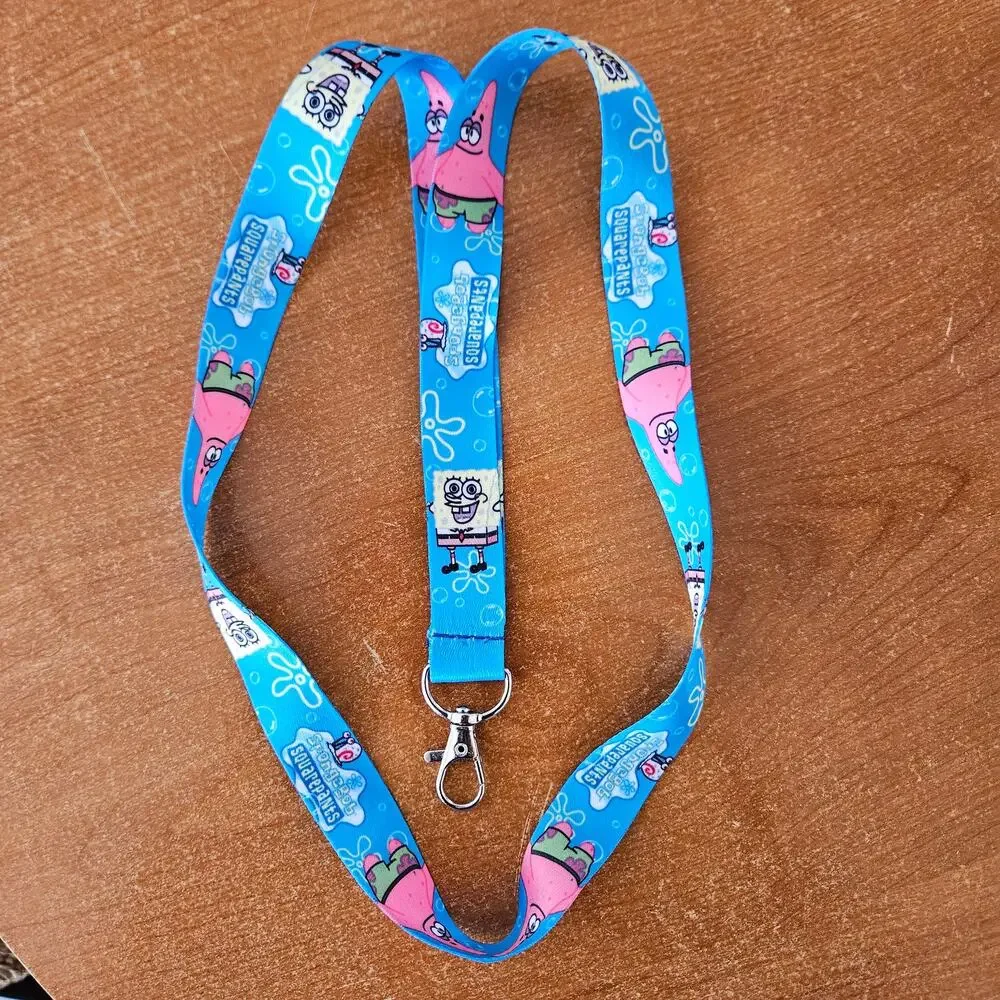 SpongeBob SquarePants Lanyard — Best Friends Forever Under the Sea